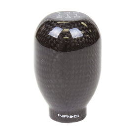 NRG Universal Shift Knob 42mm - Heavy Weight 480G / 1.1Lbs. - Black Carbon Fiber (5 Speed)