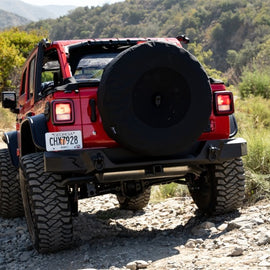 Rampage 2018-2019 Jeep Wrangler(JL) Sport 2-Door Tire Cover w/Camera Slot 37in - Black