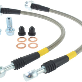 StopTech 89-98 Nissan 240SX (OE Upgrade) Stainless Steel Rear Brake Lines