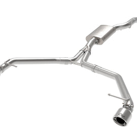 afe MACH Force-Xp 13-16 Audi Allroad L4 SS Axle-Back Exhaust w/ Polished Tips