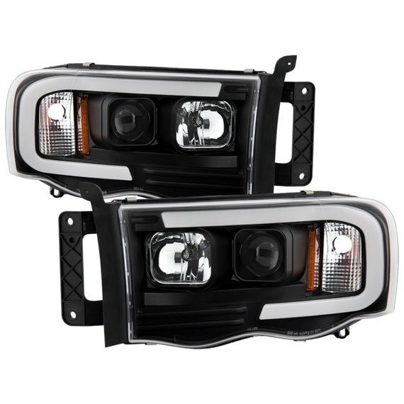 Spyder Dodge Ram 1500 02-05/Ram 2500/3500 03-05 High-Power LED Headlights - Black PRO-YD-DR02V2PL-BK