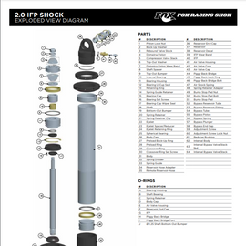 Fox Replacement Hose - 7/16-20 O Ring Boss x 7/16-20 O Ring Boss 12.00 TLG - Off Road Only