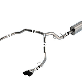 Borla 21-22 Chevrolet Tahoe 6.2L V8 2/4WD 4DR T-304 SS S-Type Cat-Back Exhaust w/ Black Chrome Tips