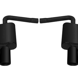 Gibson 11-18 Ford Explorer Base 3.5L 2.25in Axle-Back Dual Exhaust - Black Elite