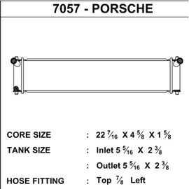 CSF 96-04 Porsche Boxster S (986) / 98-05 Porsche 911 (996) Auxiliary Center Radiator