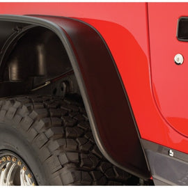 Bushwacker 97-06 Jeep TJ Flat Style Flares 2pc - Black