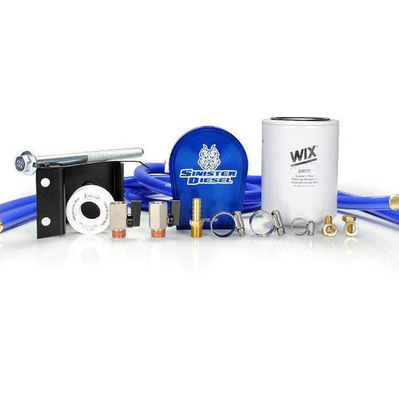 Sinister Diesel 03-07 Dodge 5.9L Cummins Coolant Filtration System w/ Wix Filter