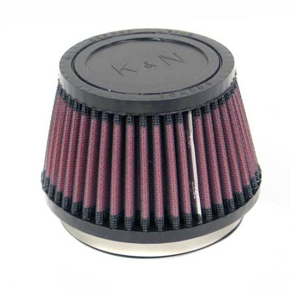 K&N Filter Universal Rubber Filter 3 1/2 inch Flange 4 5/8 inch Base 3 1/2 inch Top 3 inch Height