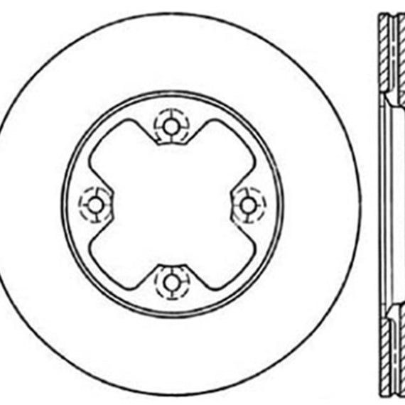 StopTech Slotted & Drilled Sport Brake Rotor