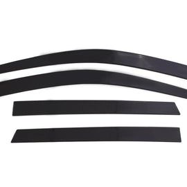 AVS 17-18 Ford F-150/F-250/F-350 SuperCab Ventvisor Low Profile Window Deflectors 4pc - Matte Black