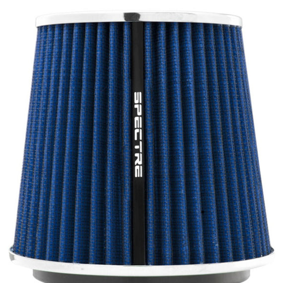 Spectre Adjustable Conical Air Filter 5-1/2in. Tall (Fits 3in. / 3-1/2in. / 4in. Tubes) - Blue