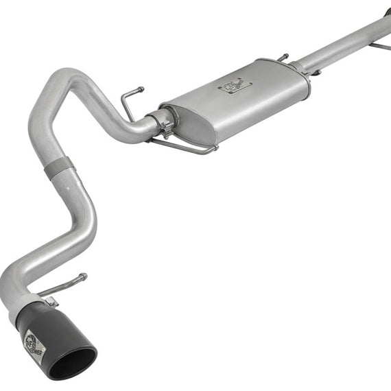 aFe Scorpion 2-1/2in Aluminized Steel Cat-Back Exhaust w/ Black Tips 07-17 Toyota FJ Cruiser V6 4.0L