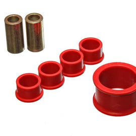 Energy Suspension 02-09 Nissan 350Z / 03-07 Infiniti G35 Coupe Red Rack and Pinion Bushing Set