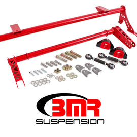 BMR 05-14 S197 Mustang Rear Bolt-On Hollow 35mm Xtreme Anti-Roll Bar Kit (Polyurethane) - Red