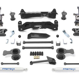 Fabtech 2015-21 Toyota 4Runner 4WD 6in Basic Sys w/Perf Shks