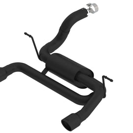 Borla 18-19 Jeep Wrangler JL/JLU 2.0L 4Cyl 2DR/4DR Axle Back Exhaust S-Type w/ 3.5in Tips - Black