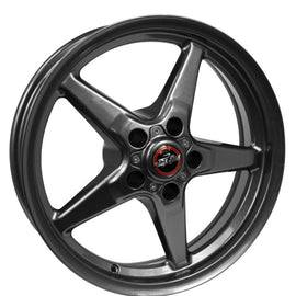 Race Star 92 Drag Star Bracket Racer 18x5 5x120bc 2.00bs Metallic Gray Wheel