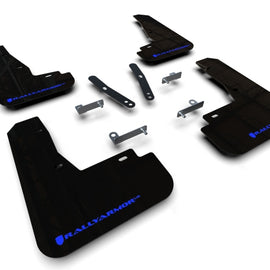 Rally Armor 22-24 Kia EV6 Black UR Mud Flap Blue Logo