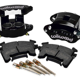 Wilwood D154 Front Caliper Kit - Black 1.62 / 1.62in Piston 1.04in Rotor