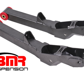 BMR 10-15 5th Gen Camaro Rear Lower Control Arms Non-Adj. (Polyurethane) - Black Hammertone