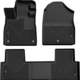 Husky Liners 2023 Honda Pilot Weatherbeater Black Front & 2nd Seat Floor Liners