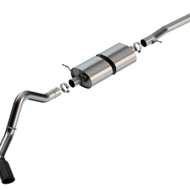 Borla 20-22 Chevrolet/GMC Silverado/Sierra 6.6L T-304 SS Cat-Back S-Type Exhaust - Brushed