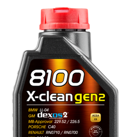 Motul 1L Synthetic Engine Oil 8100 X-CLEAN Gen 2 5W40