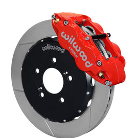 Wilwood Narrow Superlite 6R Front Hat Kit 12.88in Red Honda S2000
