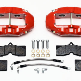 Wilwood D8-4 Rear Caliper Kit Red Corvette C2 / C3 65-82