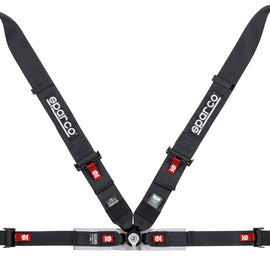 Sparco Belt 4Pt 3in/2in Competition Harness - Black