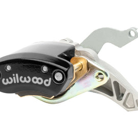 Wilwood Caliper - MC4 Mechanical Right Hand - Black 1.19in Piston 1.10in Rotor - Black