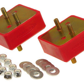 Prothane 67-92 Jeep V8 Motor Mounts - Red