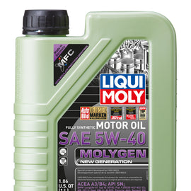 LIQUI MOLY 1L Molygen New Generation Motor Oil SAE 5W40