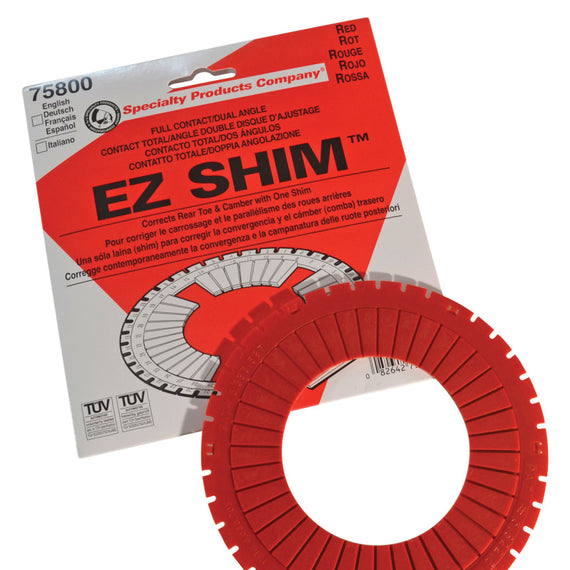 SPC Performance EZ Shim Dual Angle Camber/Toe Shim (Red)