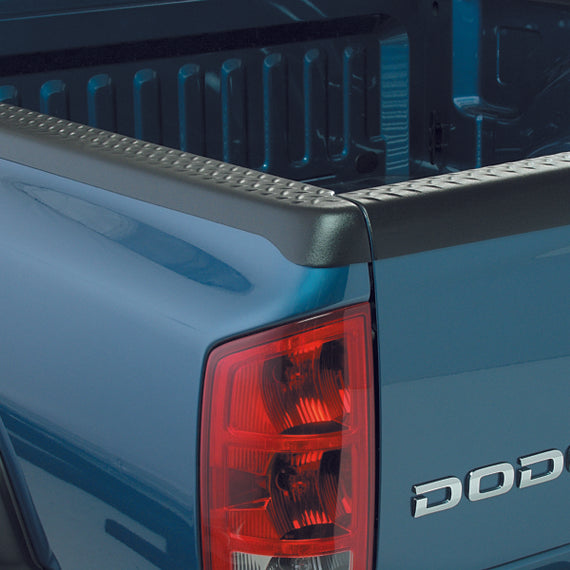 Bushwacker 94-03 Chevy S10 Fleetside Bed Rail Caps 73.1in Bed Does Not Fit Flareside - Black