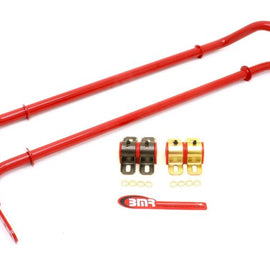 BMR 10-11 5th Gen Camaro Front & Rear Sway Bar Kit w/ Bushings - Red