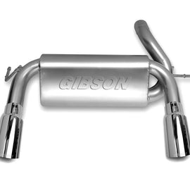 Gibson 12-17 Jeep Wrangler JK Rubicon 3.6L 2.5in Cat-Back Dual Split Exhaust - Aluminized