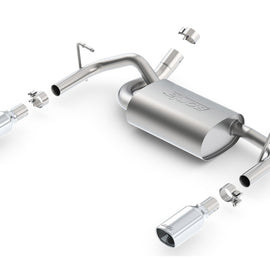 Borla 12-16 Jeep Wrangler 3.6L AT/MT 4WD Single Split Rr Exit Touring Exhaust (rear section only)