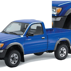 Bushwacker 95-00 Toyota Tacoma Fleetside Extend-A-Fender Style Flares 4pc w/ 4WD Only - Black