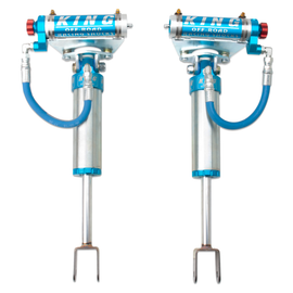 King Shocks 2011+ Chevrolet Silverado 2500/3500/HD Front 2.5 Dia Remote Res Shock w/Adjuster (Pair)