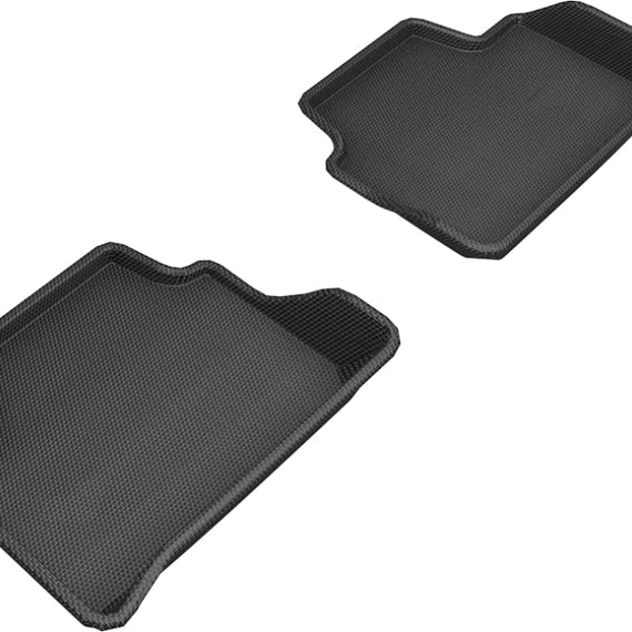 3D MAXpider 2019-2020 BMW 3 Series (G20) Kagu 2nd Row Floormats - Black