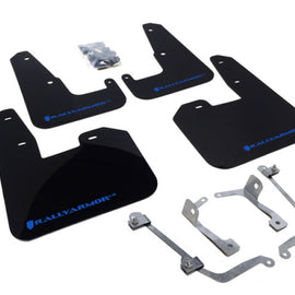 Rally Armor 08-11 Subaru STI (Hatch Only) / 11-14 WRX (Hatch Only) Black UR Mud Flap w/Blue Logo