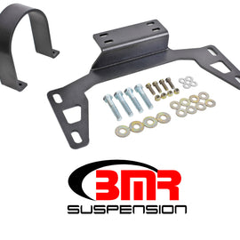 BMR 11-14 S197 Mustang Front Driveshaft Safety Loop - Black Hammertone