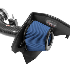 aFe 19-20 GM Trucks 5.3L/6.2L Track Series Carbon Fiber Cold Air Intake System With Pro 5R Filters