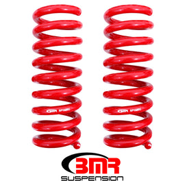 BMR 08-18 Dodge Challenger Rear Lowering Springs 1.25in Drop Performance Version - Red