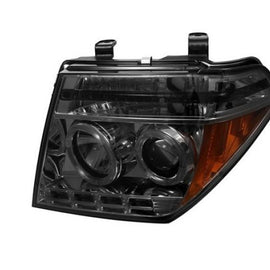 Spyder Nissan Frontier 05-08 Projector Headlights LED Halo LED Smke PRO-YD-NF05-HL-SM