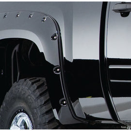 Bushwacker 99-10 Ford F-250 Super Duty Styleside Cutout Style Flares 2pc 98.0/98.6in Bed - Black