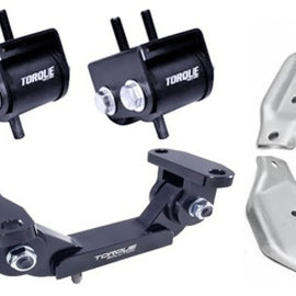 Torque Solution Engine/Transmission Mount Kit w/ OEM Mount Plates: 02-14 Subaru WRX / 04+ STI