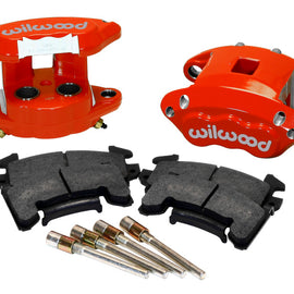 Wilwood D154 Rear Caliper Kit - Red 1.12 / 1.12in Piston 1.04in Rotor