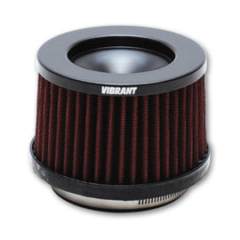 Vibrant The Classic Perf Air Filter 4.75in O.D. Cone x 3-1/2in Tall x 3in inlet I.D. Turbo Outlets